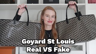 Goyard St Louis Tote Bag Real VS Fake ❌ || Learn How To Spot The Differences