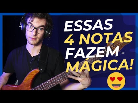 Faça frases PROFISSIONAIS com 4 NOTAS em QUALQUER MÚSICA | Macete “1235”