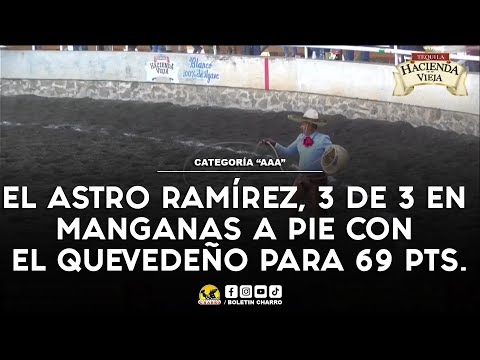 EL ASTRO RAMÍREZ, 3 DE 3 EN MANGANAS A PIE CON EL QUEVEDEÑO - MILLONARIO ARANDAS 2023