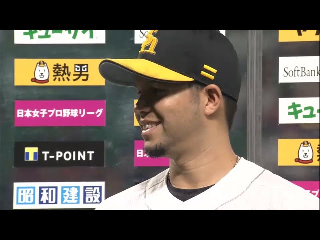 ホークス・バリオス投手ヒーローインタビュー 2015/5/20 H-Bs