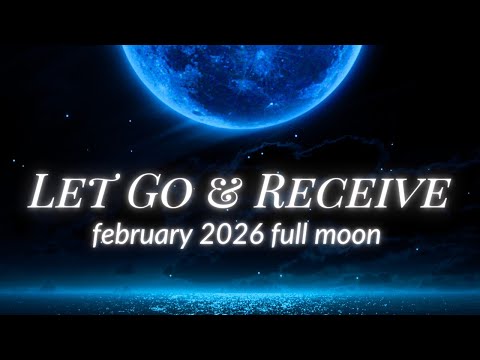 Healing Journey to the Moon 🌕 Leo Full Moon Meditation | Let Go & Manifest with the Snow Moon