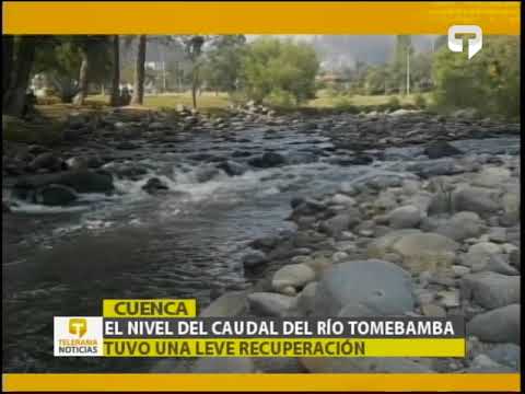 El nivel del caudal del río Tomebamba tuvo una leve recuperación