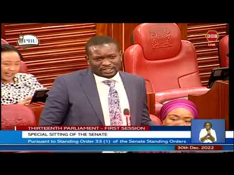 LIVE: Special Sitting of the Senate II 30th December 2022