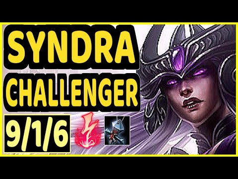 GREVTHAR (SYNDRA) - 9/1/6 KDA CHALLENGER GAMEPLAY - BR