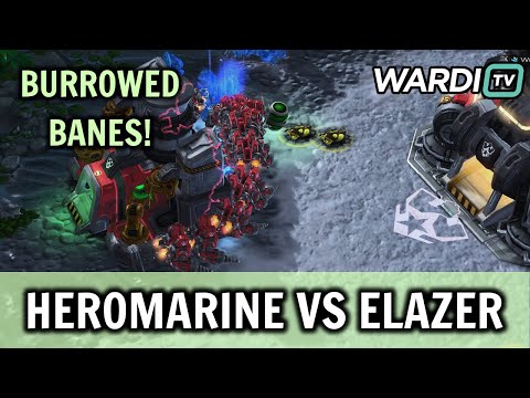 HeroMarine vs Elazer - BURROWED BANELINGS! ESL Weekly #48 Finals! (TvZ)