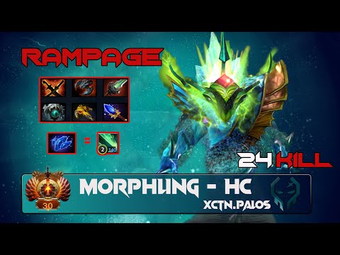 Dota 2 MORPHLING-, Team.XctN.Polos, full farm ,24 kills (Gameplay)