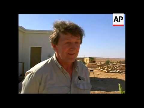 Solar powered houses being built in the Israeli desert