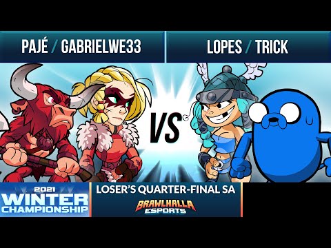 Pajé & Gabrielwe33 vs Lopes & Trick - Loser's Quarter-Final - Winter Championship 2021 - SA 2v2