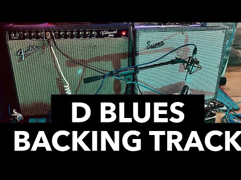 D Major/Minor Blues backing track | Slow and Greasy.