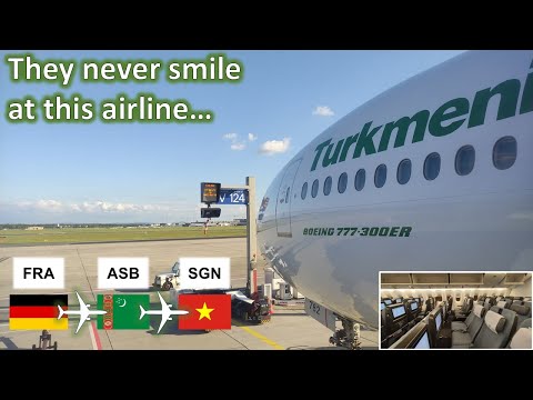 14 hours onboard the World's STRANGEST Airline... | Flying Turkmenistan Airlines to Vietnam!
