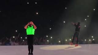 Drake brings out Meek Mill to perform Dreams and Nightmares intro in Boston
