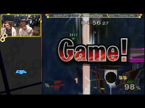 Mass Madness 26 SSBM - squible (Green Fox) vs. HoG | Tiramisu (Default Fox) - Melee WF