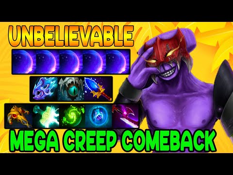 UNBELIEVABLE MEGA CREEP COMEBACK - CRAZY CARRY FACELESS VOID - DOTA 2 GAMEPLAY
