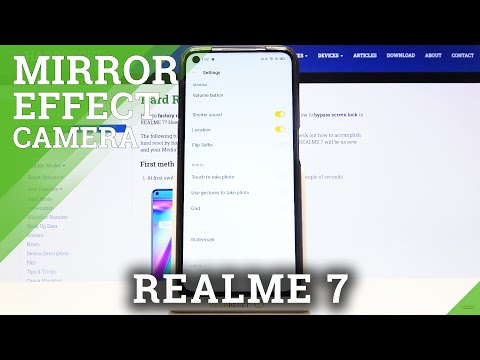 How to Customize Camera Mirror Effect in REALME 7 – Manage Reflection Effect