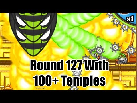 Round 127 with 100+ temples using Mega boosts and heli pilots