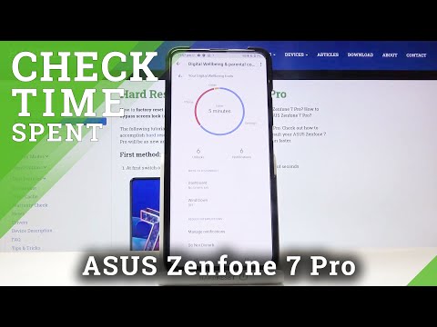 How to Check Total Screen Time in ASUS Zenfone 7 Pro – Display Usage Info