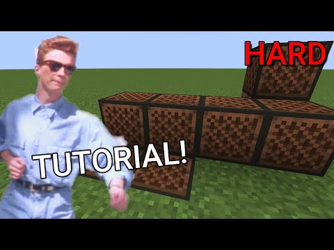 How to play Rickroll on Noteblocks?