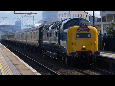 Deltic 'Alycidon' 55009 on the ECML with the 'Capital Deltic Reprise' - 29th July 2023