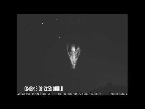 Gigantic Jets over The Caribbean Just South of Puerto Rico