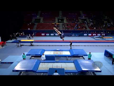 JURBERT Marine (FRA) W - 2022 Trampoline Worlds, Sofia (BUL) - Q Trampoline Exercise 1