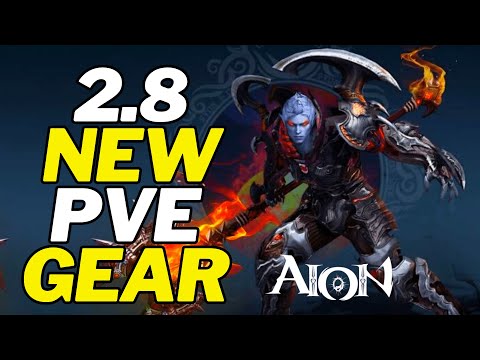 Aion Classic KOREA 2.8 NEW PVE GEAR! - Best New PVE Weapons in 4-Players Dungeon!