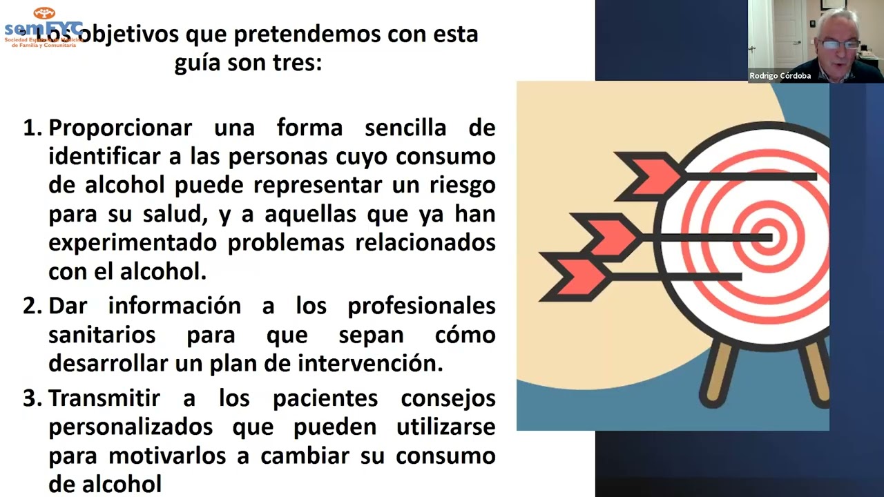 [Webinar] - Guía breve Para el cribado e intervención breve en el consumo de riesgo de alcohol