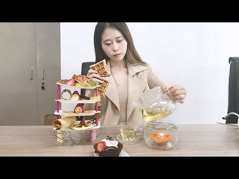 E14 Wanna make a full set of afternoon tea at office? Try using hair beauty tools! | Ms Yeah Video