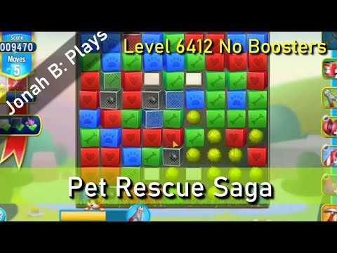 Pet Rescue Saga Level 6412 No Boosters