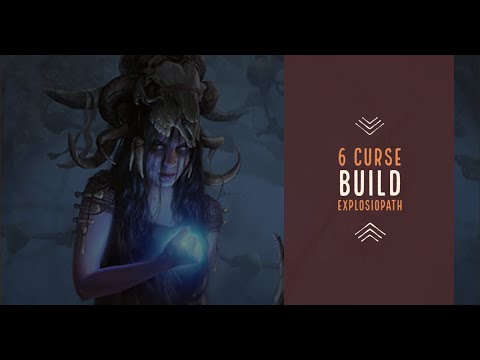Path Of Exile 3.10 unique strong starter build - 6 curse explosiopath 🔥 HC / SSF viable (2020)