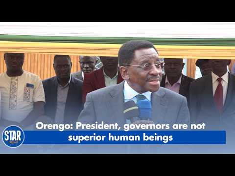 Orengo  President, governors are not superior human beings