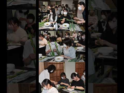 【医療秘書学科】7月の行事 第１弾「バイオセラピー演習 観芸療法 生け花」