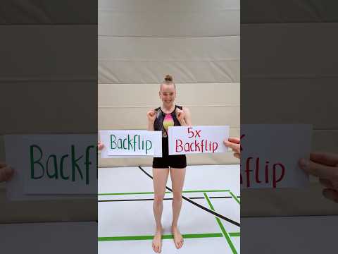 Hard vs. easy GYMNASTICS TRICK?! 😬😳 @Neles_Turnabenteuer #gymnastics #challenge #eitheror
