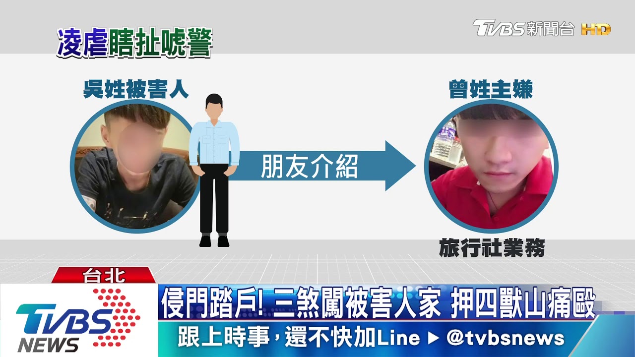 侵門踏戶！三煞闖被害人家　押四獸山痛毆