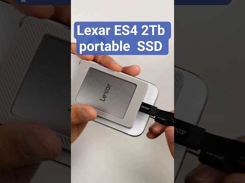 Lexar ES4 2TB - Unboxing Portable SSD with Magnetic Set #lexares4 #lexar2tb #lexarssd #ssd #lexar