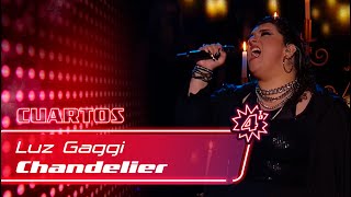 #TeamMauyRicky: Luz Gaggi - &quot;Chandelier&quot; - Cuartos – La Voz Argentina 2021