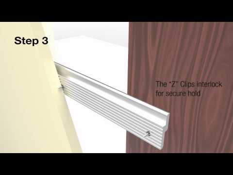 Aluminum Z Clip Panels for Hanging Systems