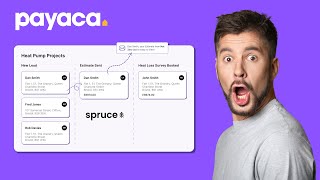 Payaca Spruce integration for heat pump installers