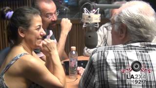 Julia Calvo y Jorge Suarez con Anselmo Marini en 