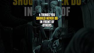 Never Do These 5 Things in Public | Stoicism