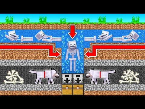 How to BUILD a Skeleton FARM! in Minecraft
