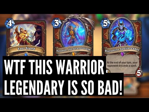 The WORST WARRIOR LEGENDARY ever? DISRUPTION epic! | March of the Lich King Review