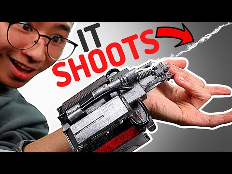 REAL Spider-Man Web Shooter That SHOOTS! Spider-Man: Homecoming "Homemade Suit" Web Shooter