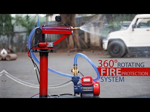 Making of 360° Rotating Fire Protection System | Mechanical Project