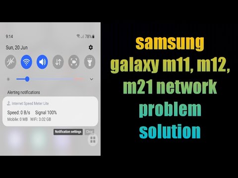 samsung galaxy m11, m12, m21 network problem solution
