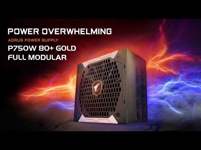 Nguồn máy tính Gigabyte AORUS P750W 80 Plus GOLD Modular