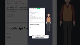 JavaScript Variables - Part 5 - Adding Numbers &amp; Strings - #w3schools #javascript #programming
