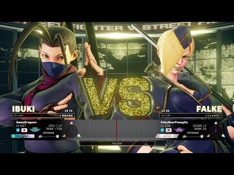 GameDragoon (Ibuki) vs PoongKo (Falke)：GameDragoon（いぶき）vs ぷーんこ（ファルケ）