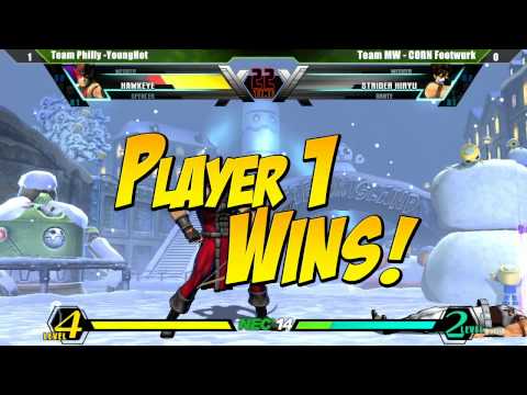 UMVC3 @ Curleh Mustache Battle Royale 2 - Team Philly vs Team Midwest