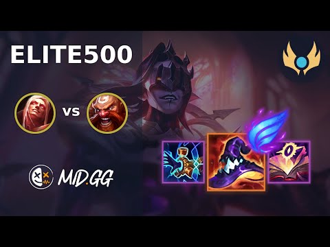 MID.GG: [ elite500 ] Vladimir TOP vs Gragas | EUW CHALLENGER | LOL Season 2025