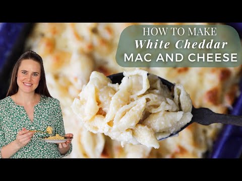 HOW TO MAKE WHITE CHEDDAR MAC AND CHEESE: A quick and easy mac and cheese recipe!